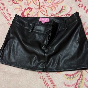 Edikted Black Mini Skirt